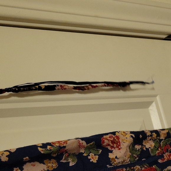 Spaghetti strap Blue Floral Dress - Picture 4 of 5